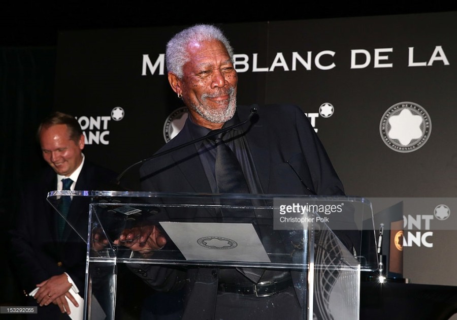 Ator Morgan Freeman em uma das premiações (Foto: Divulgação)